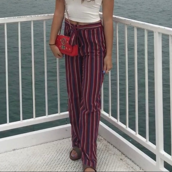 Stripped Tie Pants - Picture 4 of 4